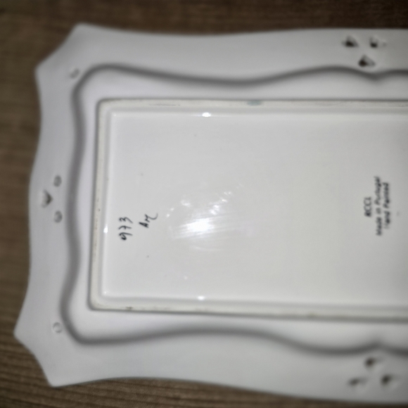 RCCL Handpainted in Portugal Christmas Trees Winter Snowman Ceramic Tray - Picture 15 of 16